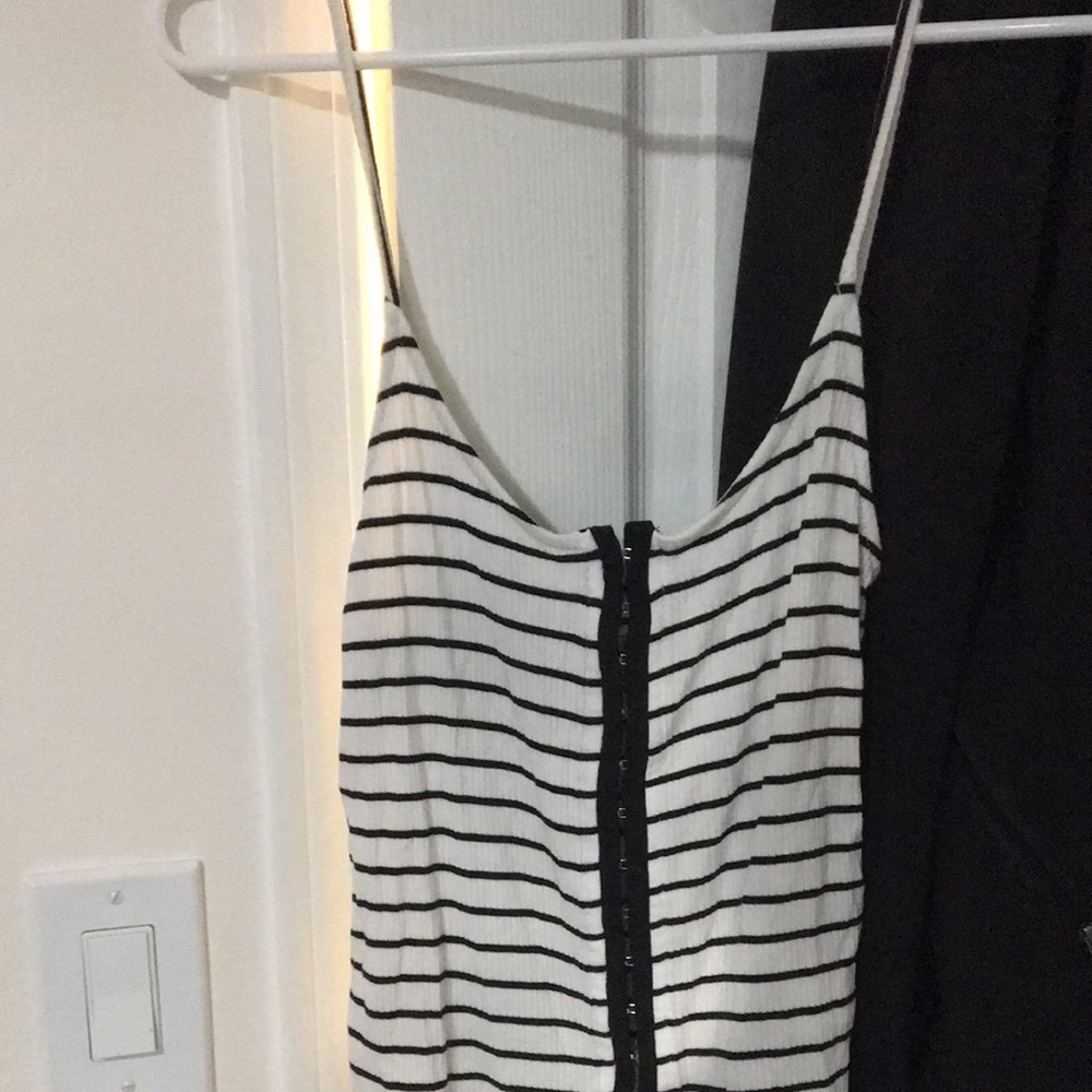 American Eagle striped crop top